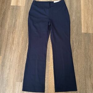 Chico's Women's Navy Stretch Bootcut Pants